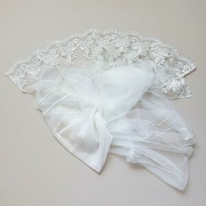 Voile Chantilly Ivoire - Long